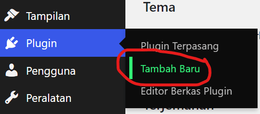 gambar cara menginstall plugin wordpress