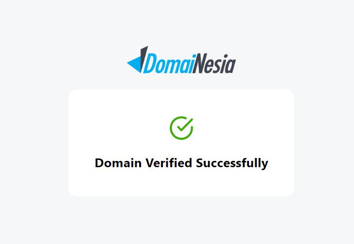 Gambar Cara Verifikasi Domain