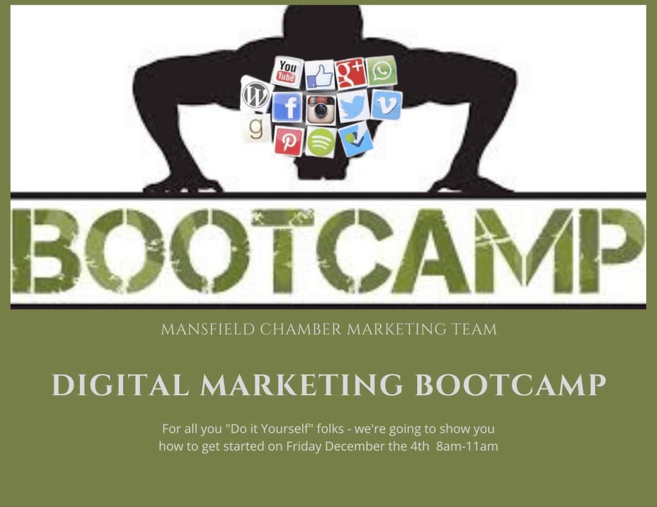 Marketing digital bootcamp drills start now