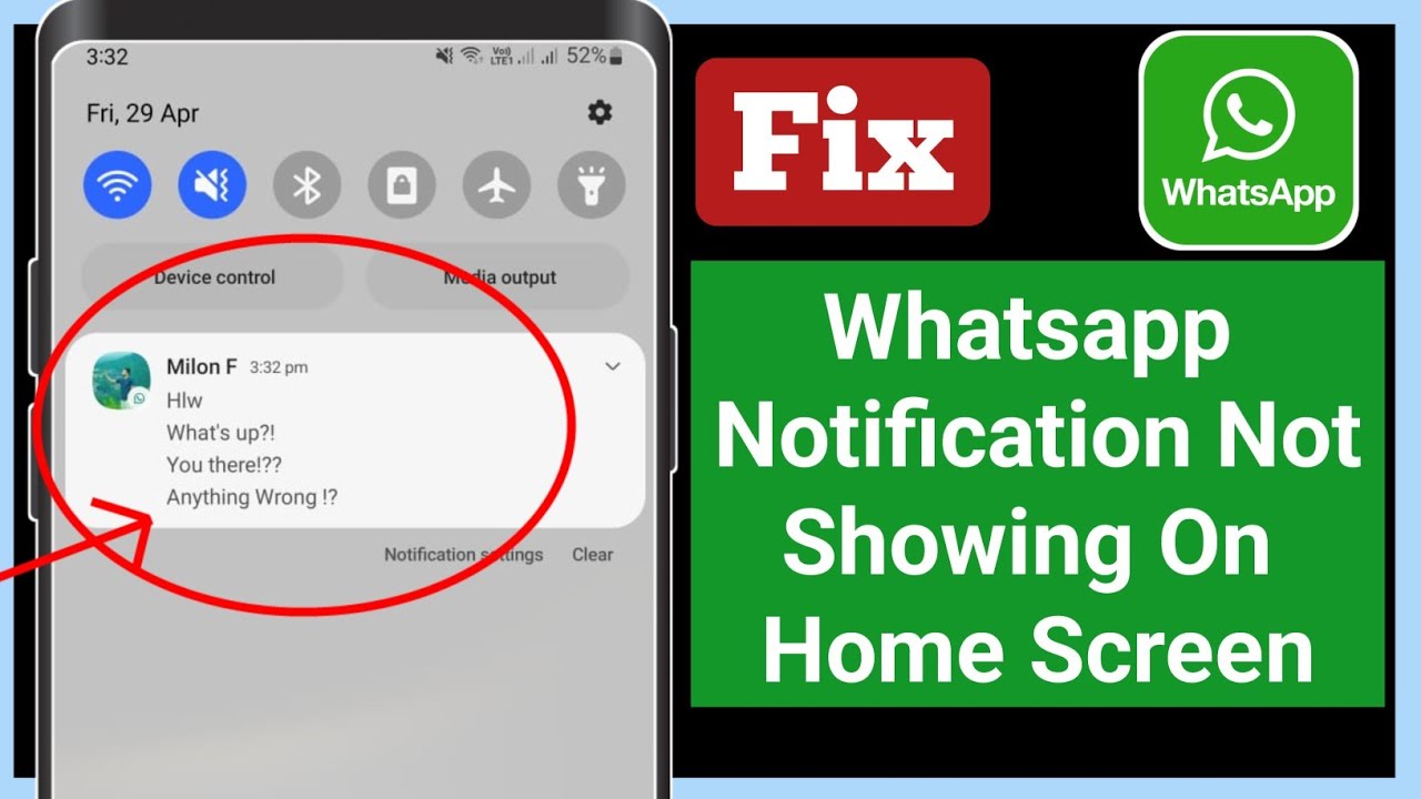 Kenapa notifikasi whatsapp tidak muncul