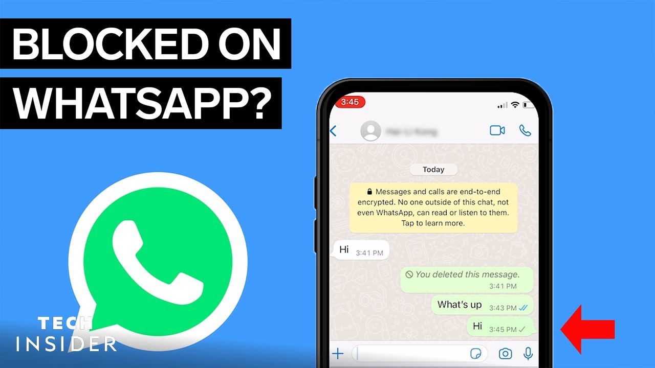 Whatsapp blocked someone if find know check