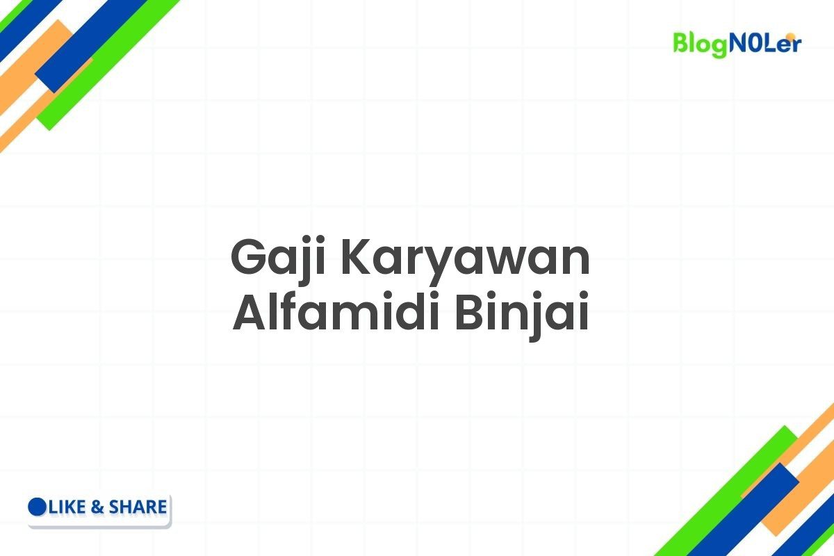 Gaji Karyawan Alfamidi Binjai