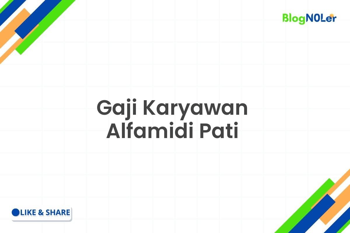 Gaji Karyawan Alfamidi Pati