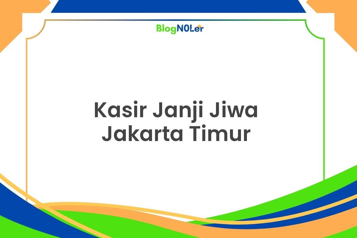 Kasir Janji Jiwa Jakarta Timur