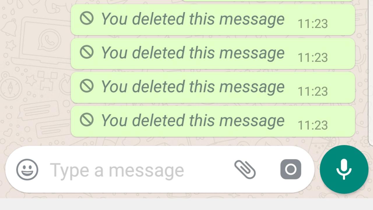 Whatsapp deleted recover chats messages