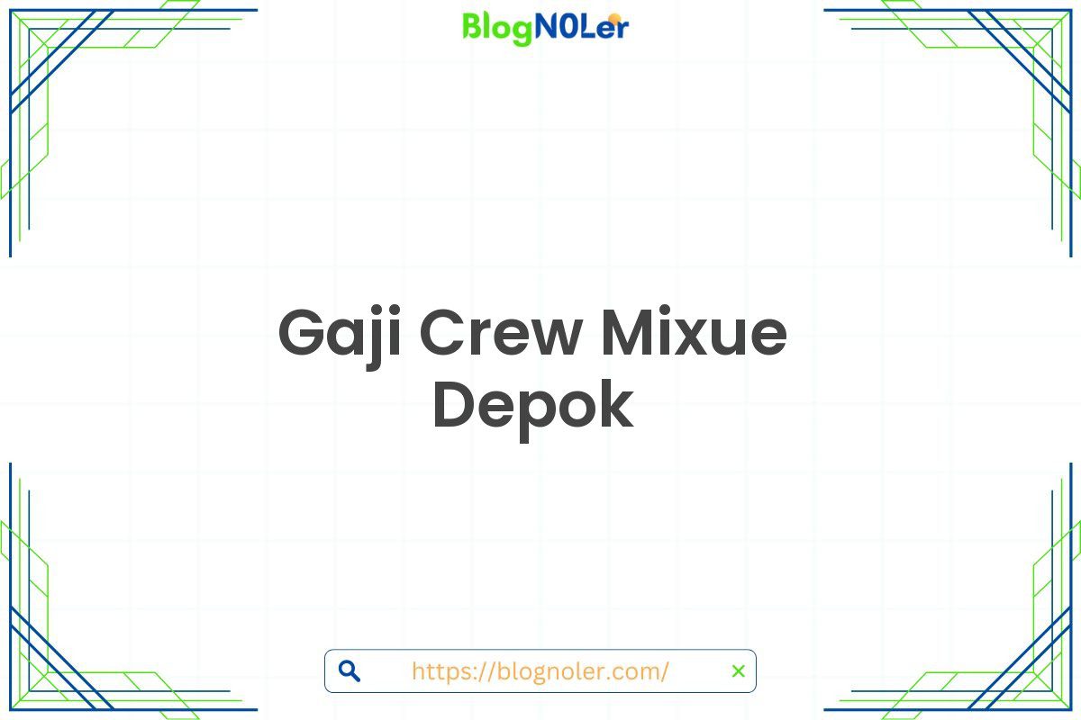 Gaji Crew Mixue Depok