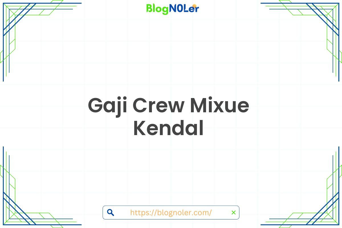 Gaji Crew Mixue Kendal