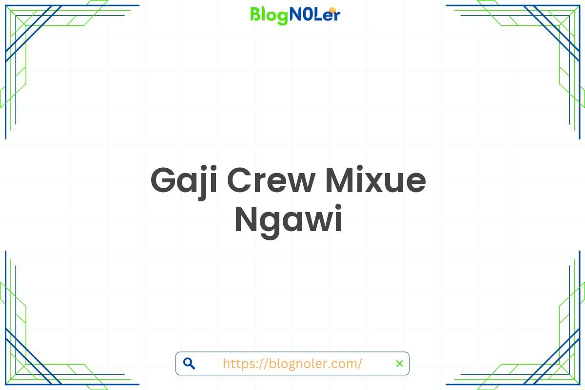 Gaji Crew Mixue Ngawi