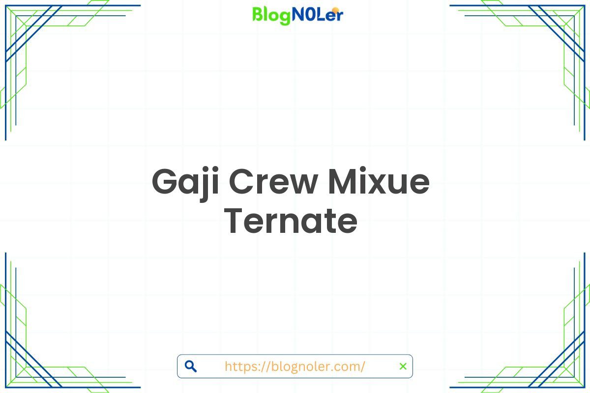 Gaji Crew Mixue Ternate