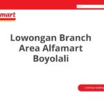 Lowongan Branch Area Alfamart Boyolali