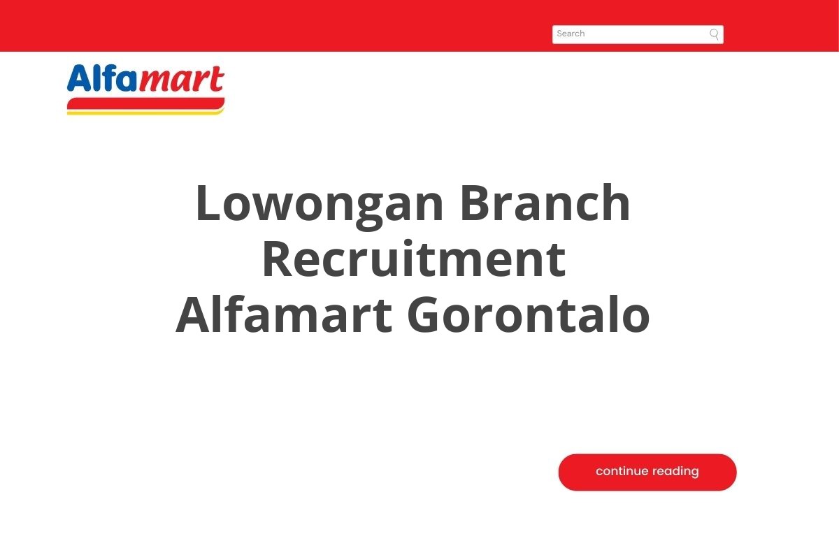 Lowongan Branch Recruitment Alfamart Gorontalo