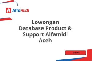 Lowongan Database Product & Support Alfamidi Aceh