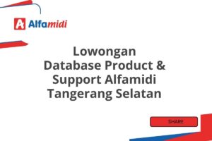 Lowongan Database Product & Support Alfamidi Tangerang Selatan