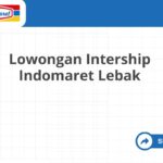 Lowongan Intership Indomaret Lebak