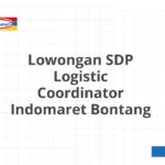 Lowongan SDP Logistic Coordinator Indomaret Bontang