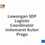 Lowongan SDP Logistic Coordinator Indomaret Kulon Progo