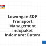 Lowongan SDP Transport Management Indopaket Indomaret Batam