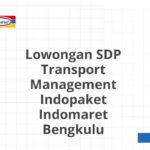 Lowongan SDP Transport Management Indopaket Indomaret Bengkulu