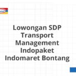 Lowongan SDP Transport Management Indopaket Indomaret Bontang