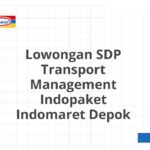 Lowongan SDP Transport Management Indopaket Indomaret Depok