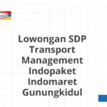 Lowongan SDP Transport Management Indopaket Indomaret Gunungkidul