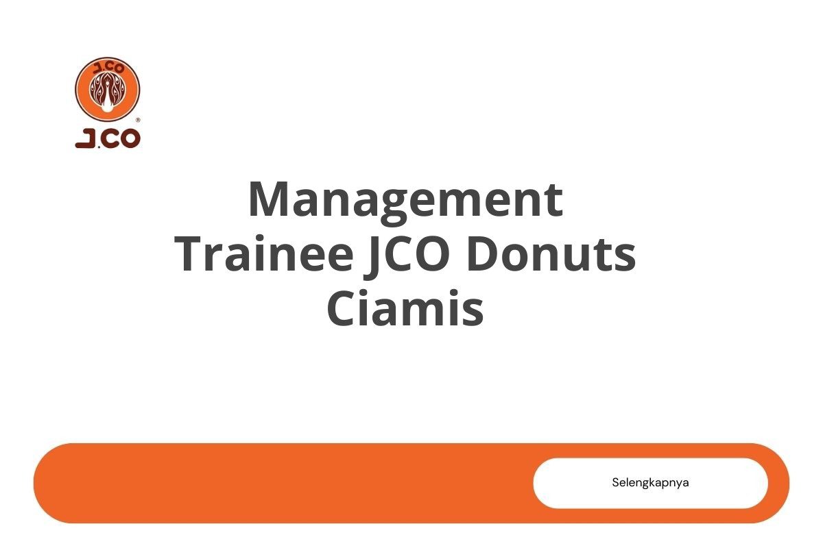 Management Trainee JCO Donuts Ciamis