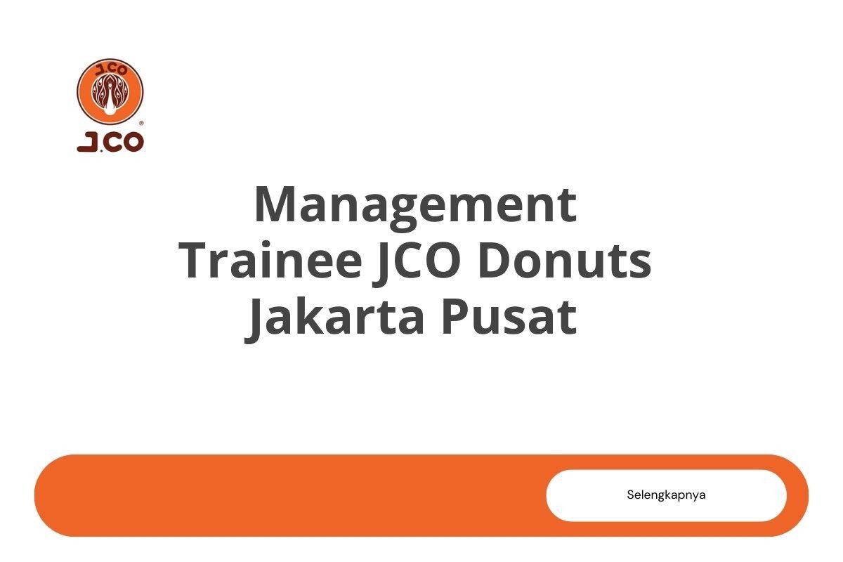 Management Trainee JCO Donuts Jakarta Pusat