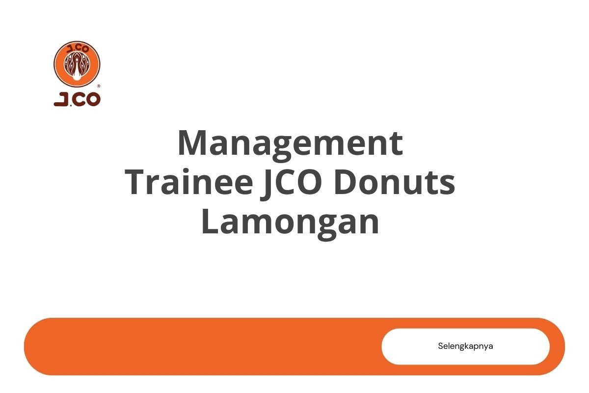 Management Trainee JCO Donuts Lamongan