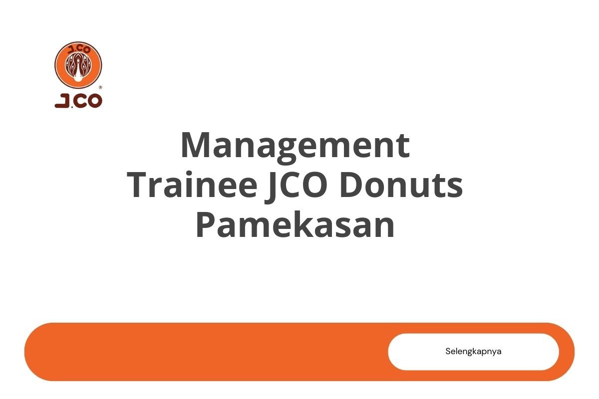 Management Trainee JCO Donuts Pamekasan