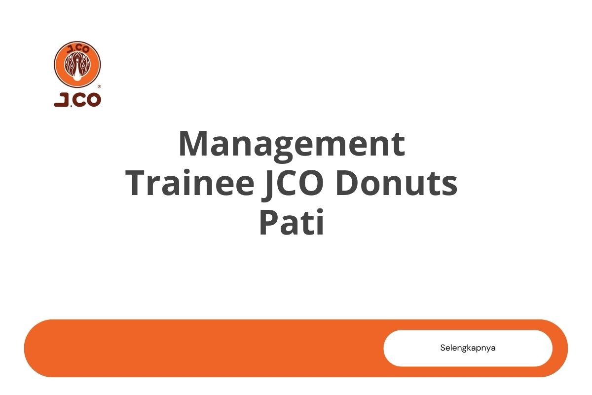 Management Trainee JCO Donuts Pati