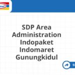 SDP Area Administration Indopaket Indomaret Gunungkidul