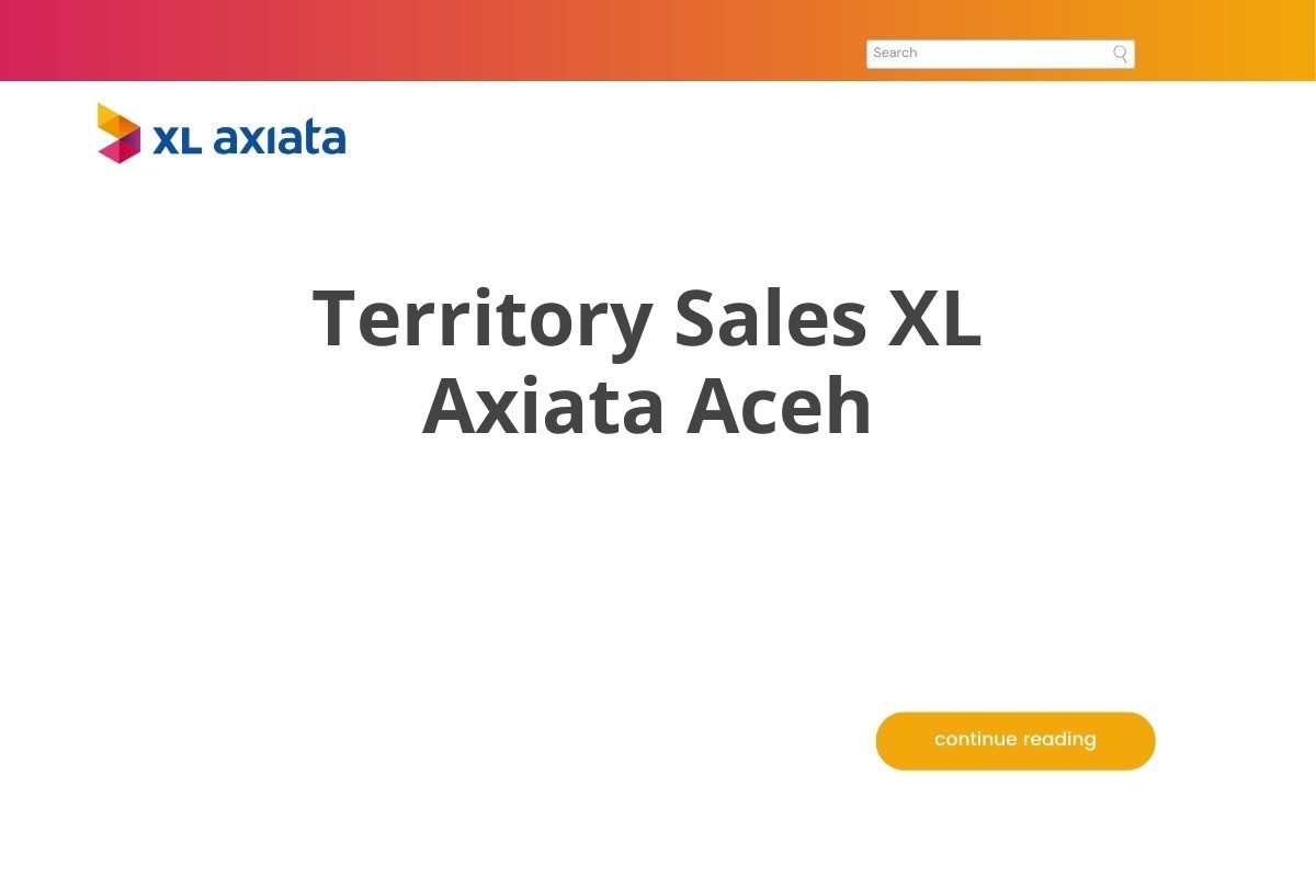 Territory Sales XL Axiata Aceh