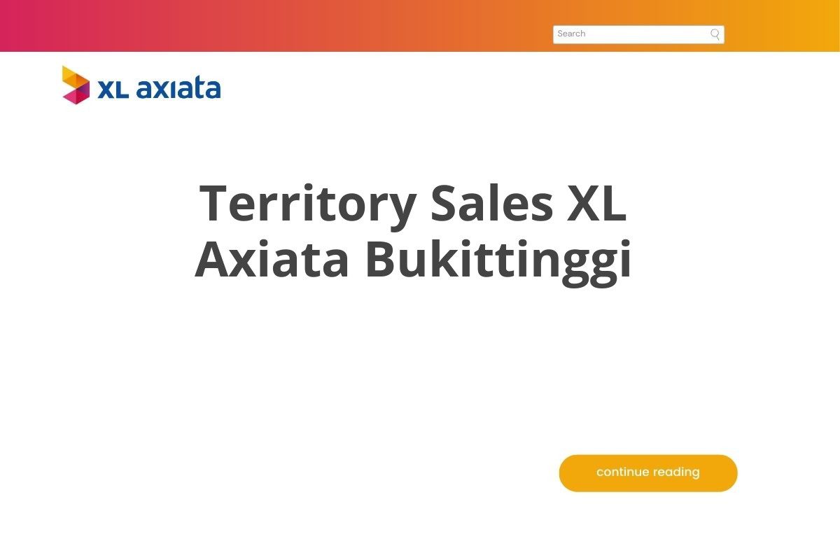 Territory Sales XL Axiata Bukittinggi