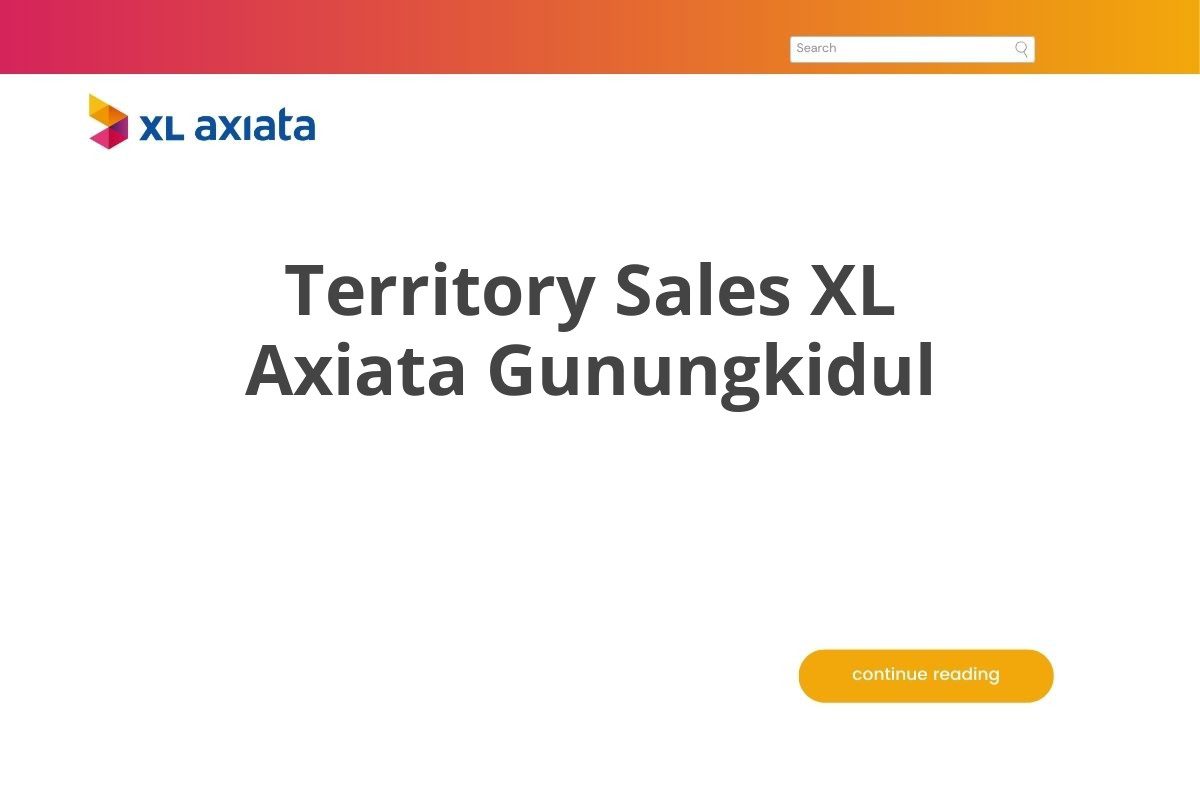 Territory Sales XL Axiata Gunungkidul