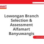 Lowongan Branch Selection & Assessment Alfamart Banyuwangis