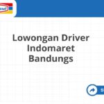 Lowongan Driver Indomaret Bandungs