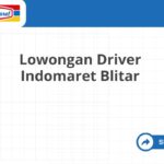 Lowongan Driver Indomaret Blitar