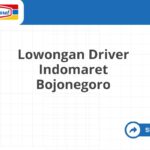 Lowongan Driver Indomaret Bojonegoro