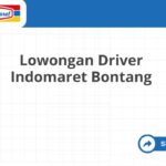 Lowongan Driver Indomaret Bontang