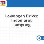 Lowongan Driver Indomaret Lampung