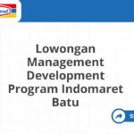 Lowongan Management Development Program Indomaret Batu