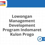 Lowongan Management Development Program Indomaret Kulon Progo