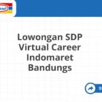 Lowongan SDP Virtual Career Indomaret Bandungs