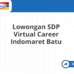 Lowongan SDP Virtual Career Indomaret Batu