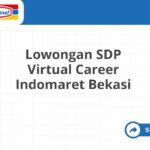 Lowongan SDP Virtual Career Indomaret Bekasi