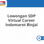 Lowongan SDP Virtual Career Indomaret Binjai