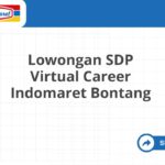 Lowongan SDP Virtual Career Indomaret Bontang