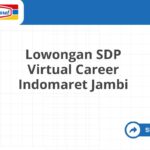 Lowongan SDP Virtual Career Indomaret Jambi