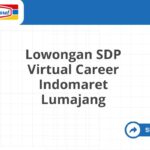 Lowongan SDP Virtual Career Indomaret Lumajang