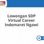 Lowongan SDP Virtual Career Indomaret Ngawi